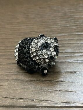 Crystal Embellished Panda Ring